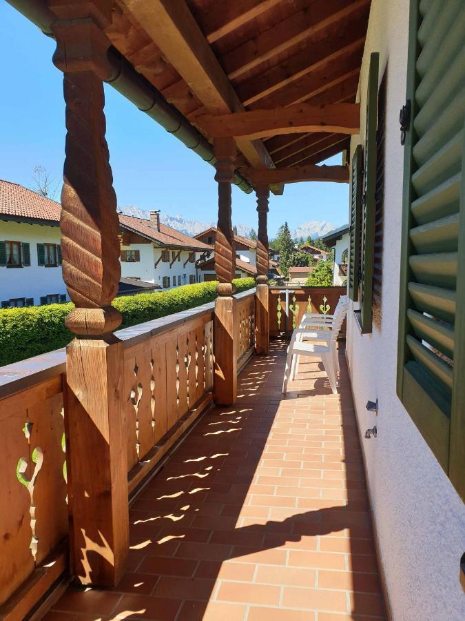 Gaestehaus Bergblick Wallgau Ngoại thất bức ảnh